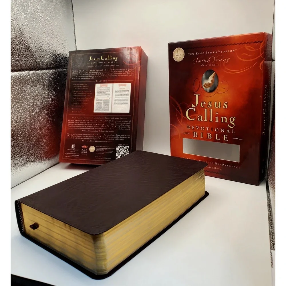 New In Box: Jesus Calling Devotional Bible – Signature Series (NKJV)